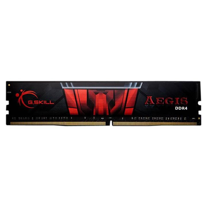 رم کامپیوتر جی اسکیل مدل AEGIS-GISB DDR4 3000MHz CL16 ظرفیت 16 گیگابایت G SKILL AEGIS-GISB 16GB(2x8GB) 2Ch DDR4 3000MHz CL16 RAM